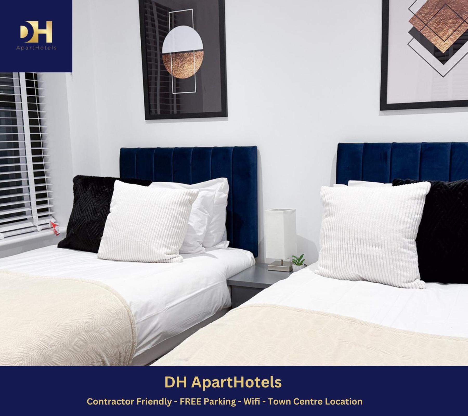 Spacious Modern 1 Bed Apartments In St Neots - Perfect For Contractors & Professionals - Free Parking - Wifi - Fully Equipped Kitchen - Smart Tv Ideal For Work Stays And Long Projects Εξωτερικό φωτογραφία