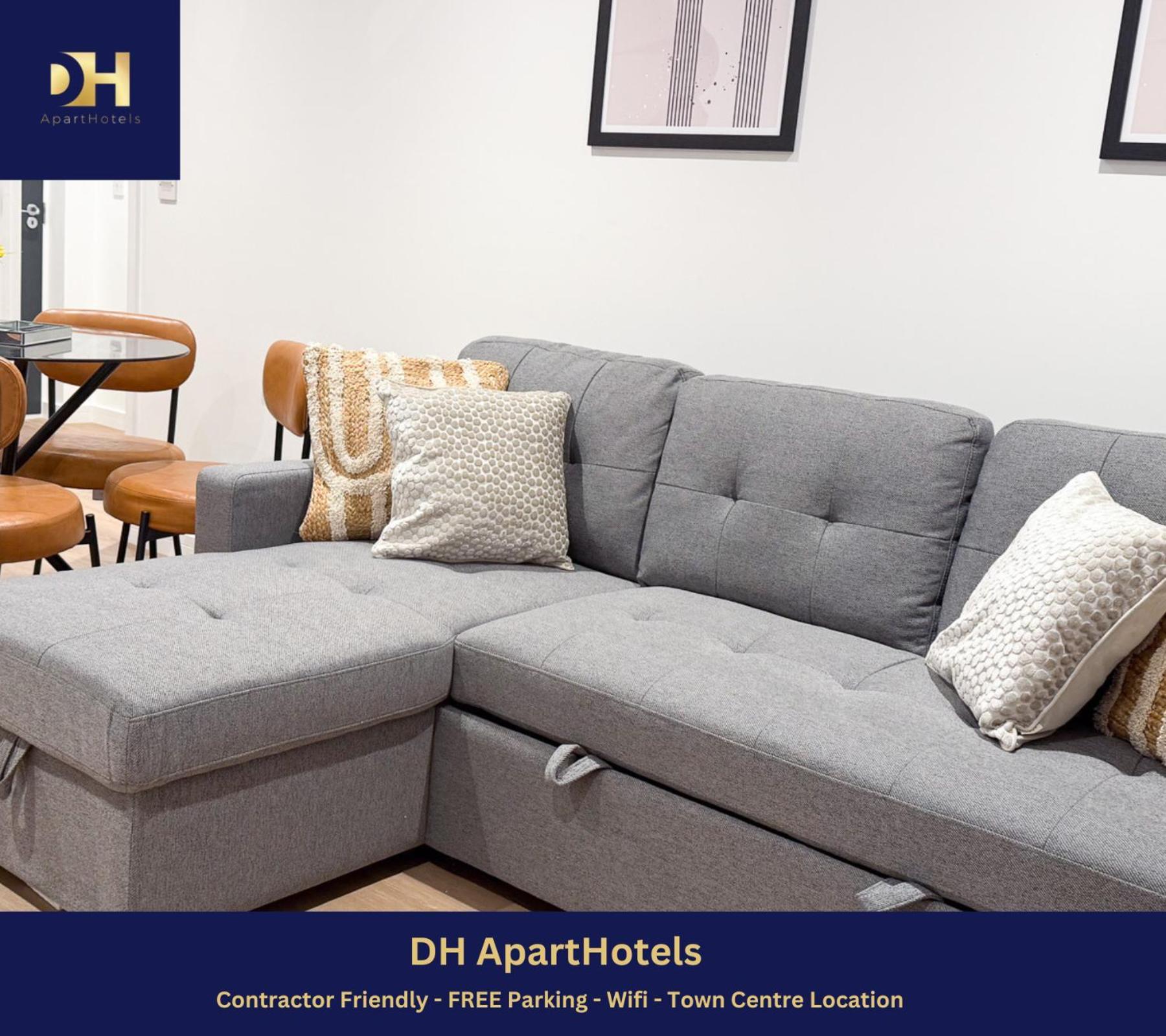 Spacious Modern 1 Bed Apartments In St Neots - Perfect For Contractors & Professionals - Free Parking - Wifi - Fully Equipped Kitchen - Smart Tv Ideal For Work Stays And Long Projects Εξωτερικό φωτογραφία