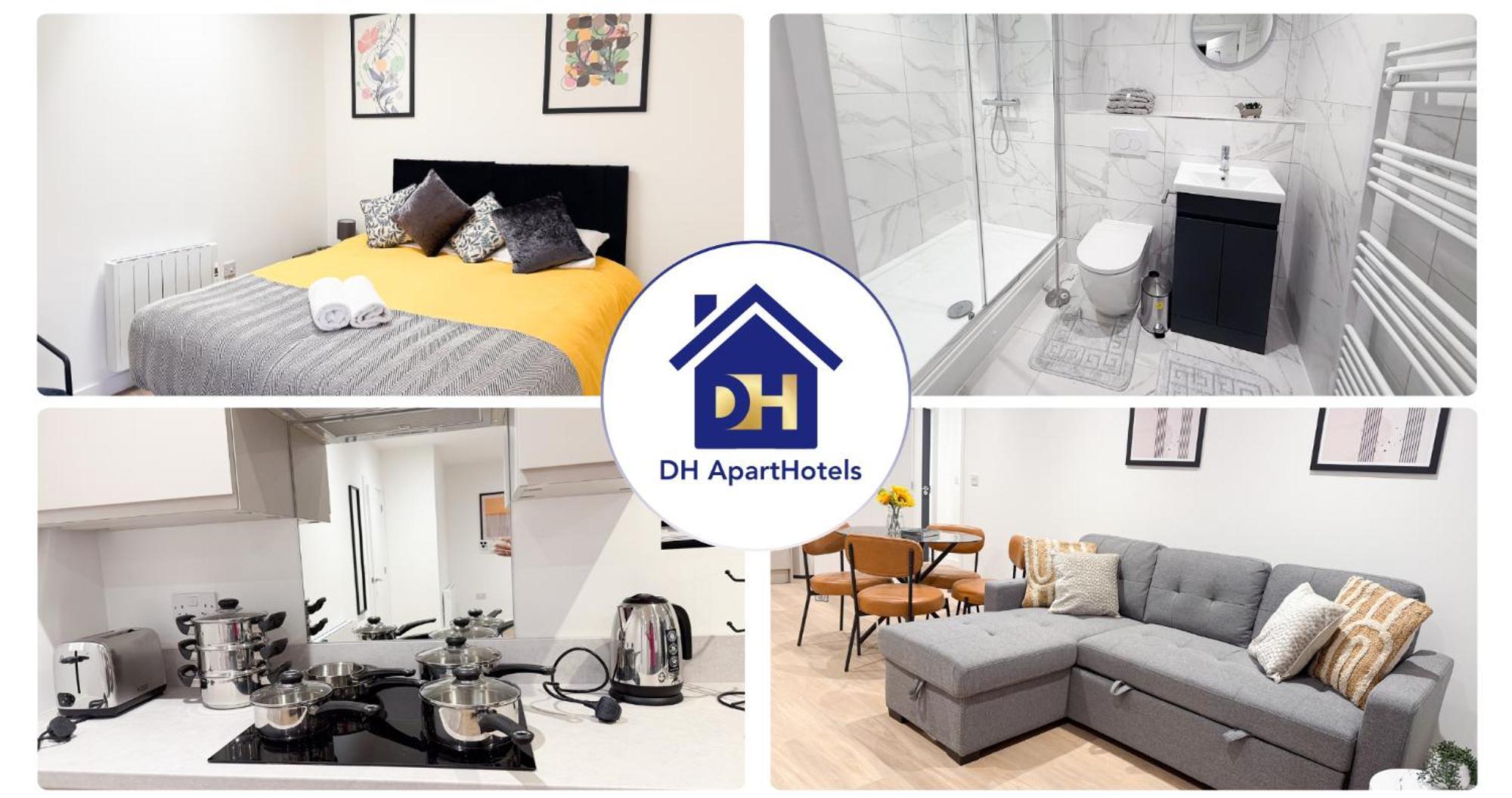 Spacious Modern 1 Bed Apartments In St Neots - Perfect For Contractors & Professionals - Free Parking - Wifi - Fully Equipped Kitchen - Smart Tv Ideal For Work Stays And Long Projects Εξωτερικό φωτογραφία